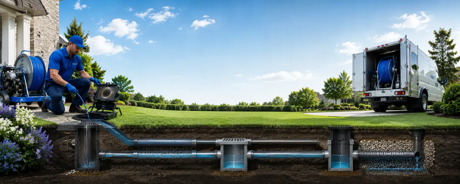 Outdoor drain cleaning information for East Taunton, MA